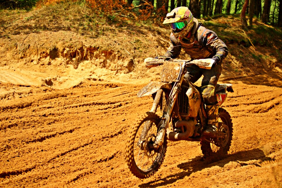 Enduro dirtbike motocross