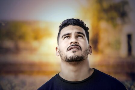 Portrait look for sun lighy