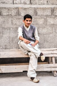 Hero man photographer