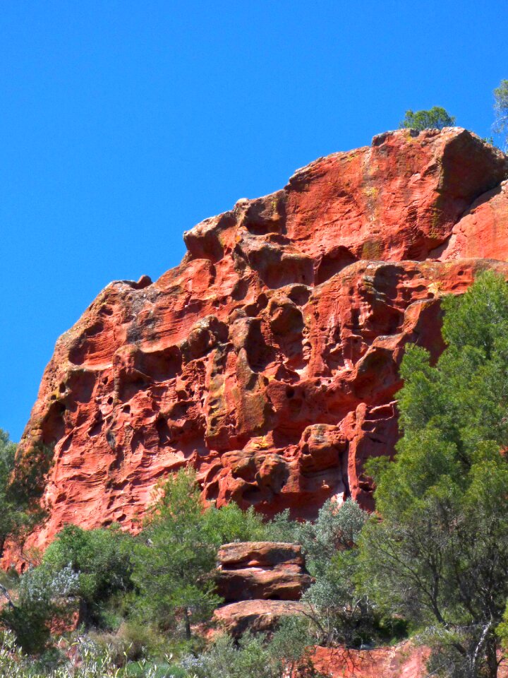 Red rocks erosion erosion texture