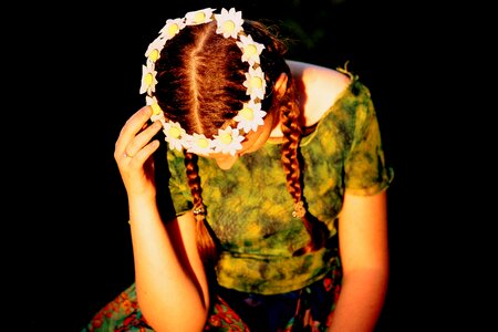 Thoughts in the evening green