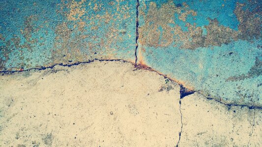Background blue concrete