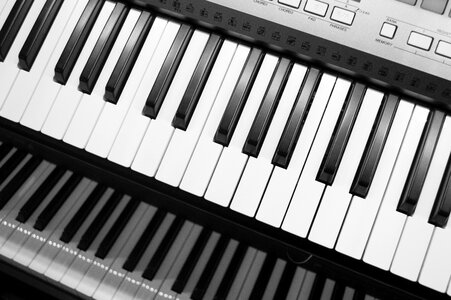 Keys musical instrument electronic keyboard photo