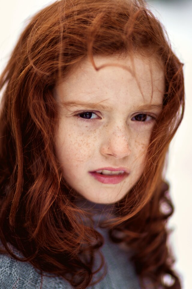 Freckles brown winter