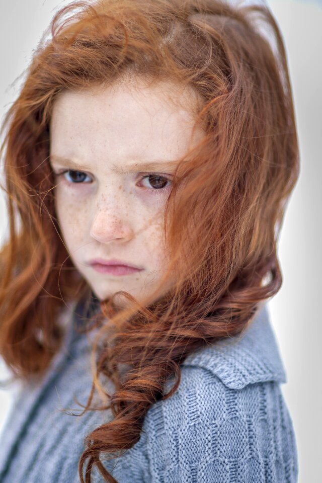 Person freckles brown