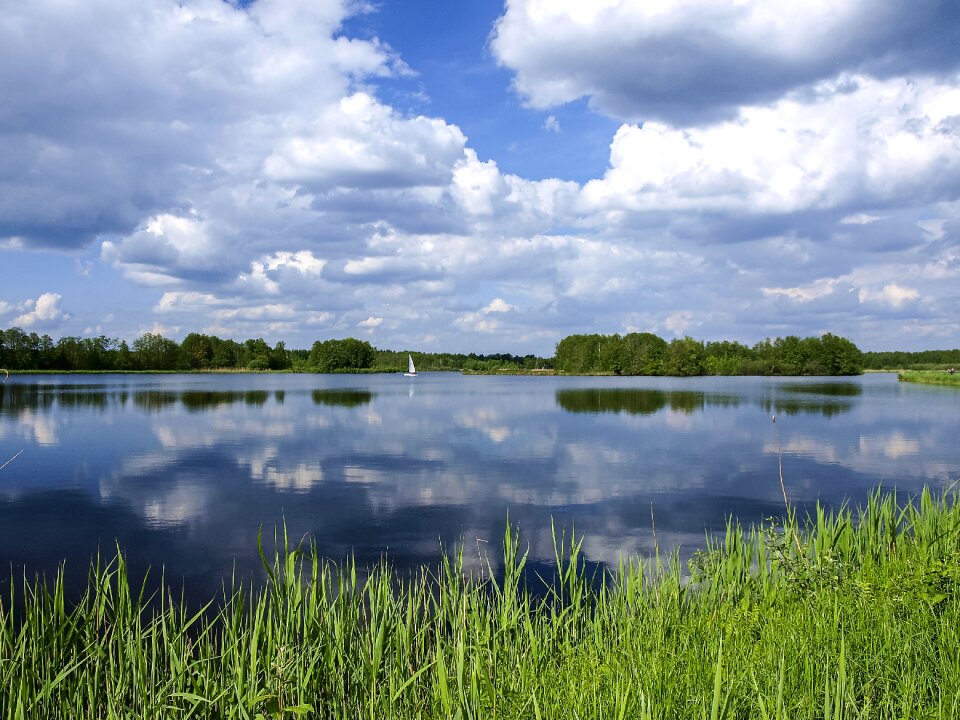 Water lake clouds