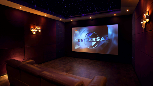 Personal black movie black theater