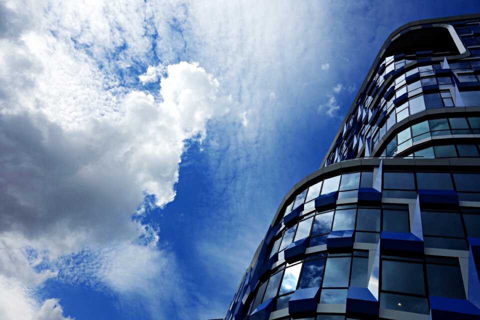 Glass urban office