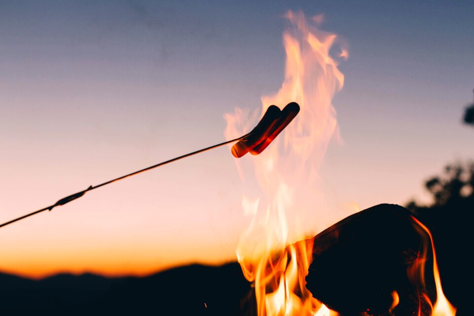 Dusk fire flame