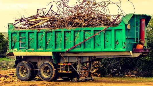 Scrap heavy equipment photo