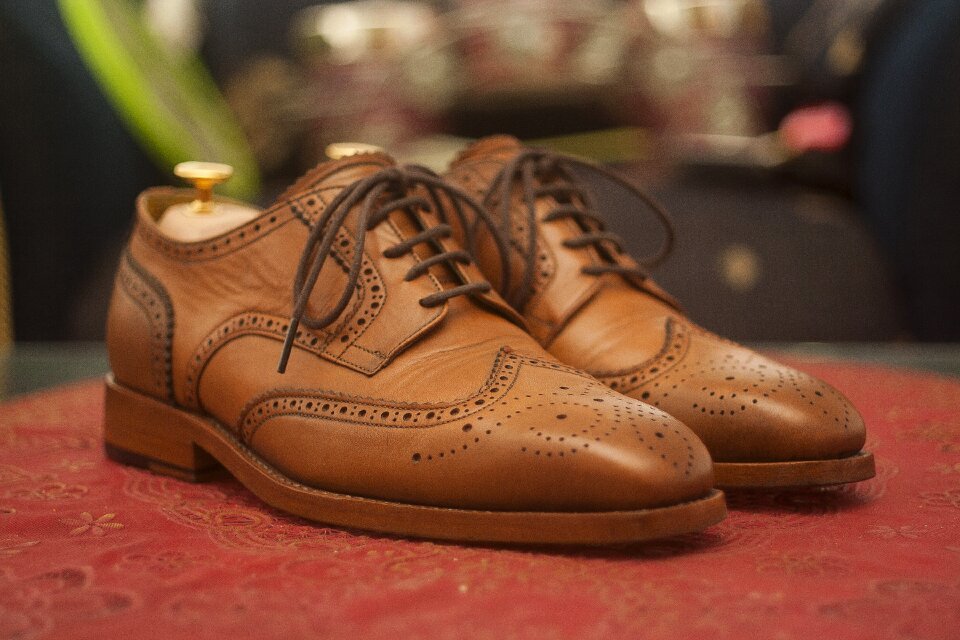Full grain derby formal