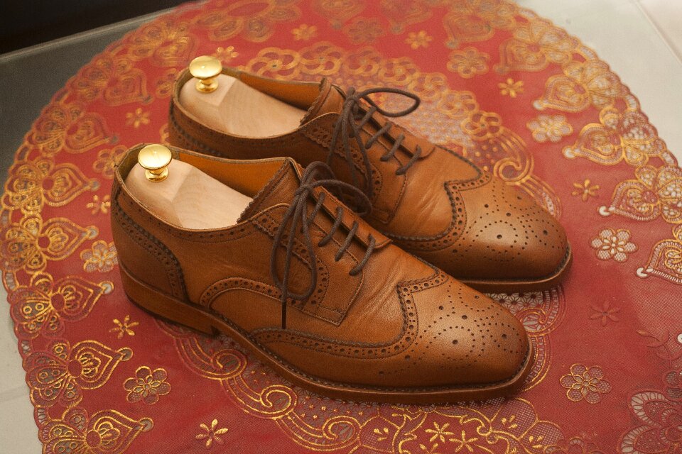 Full grain derby formal