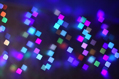 Lights color bokeh