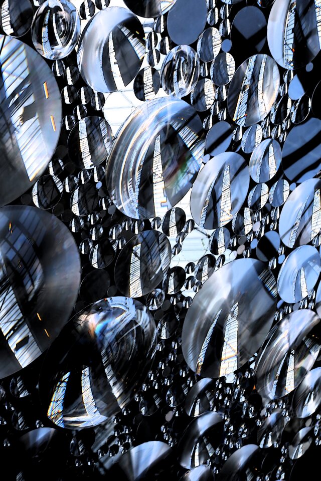 Plastic modern art abstract