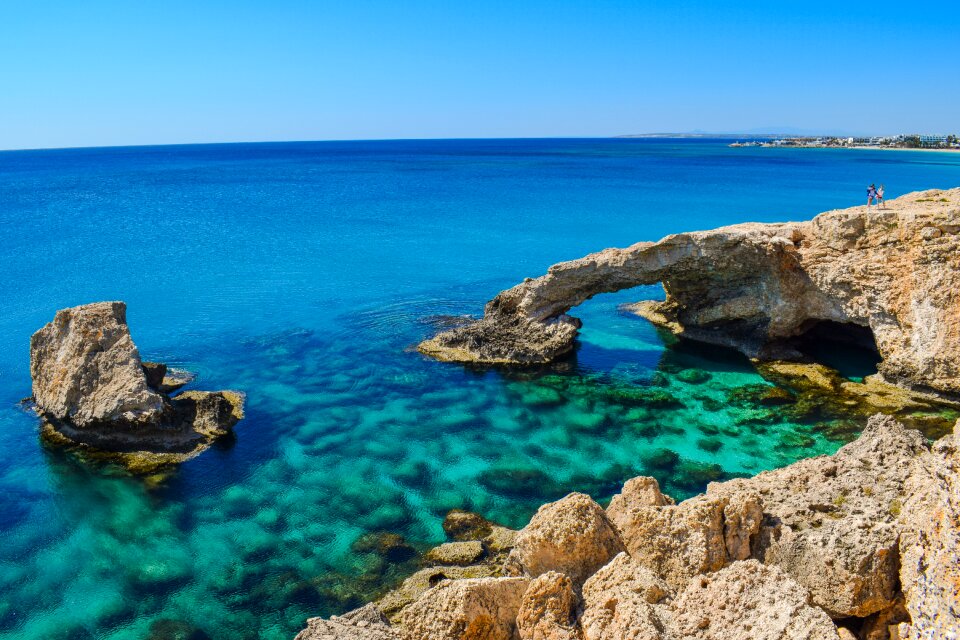 Coast erosion landscape