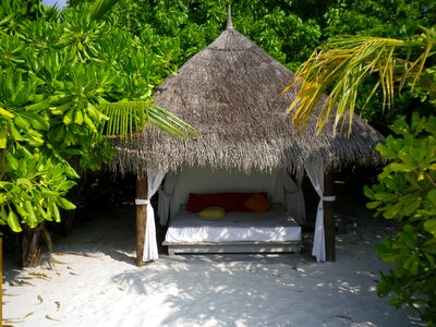 Sand hidden maldives