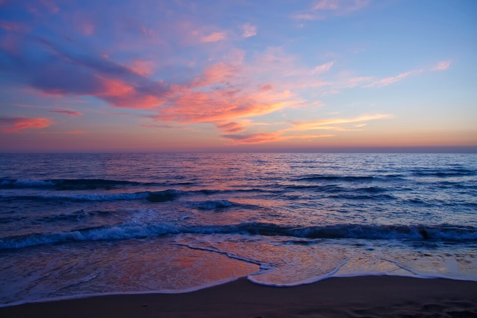 Sunset clouds sun