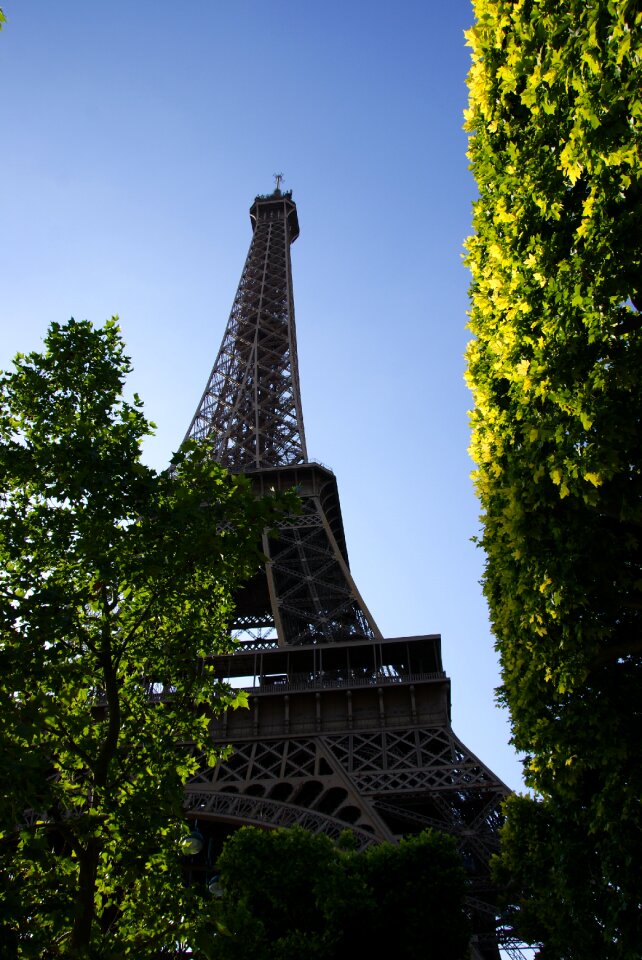 Blue sky architecture paris
