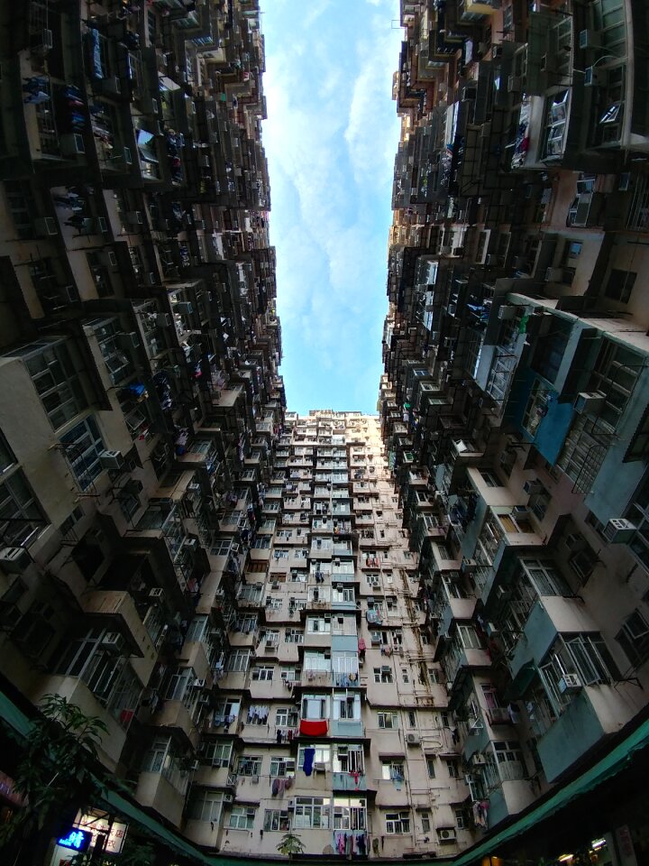 City architecture apartment
