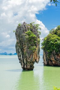 Natural mountain rock