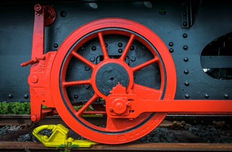 Locomotive loco red