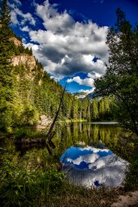 Sky clouds mountains