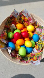 Color bright easter bunny