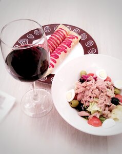 Wine red wine chocolate