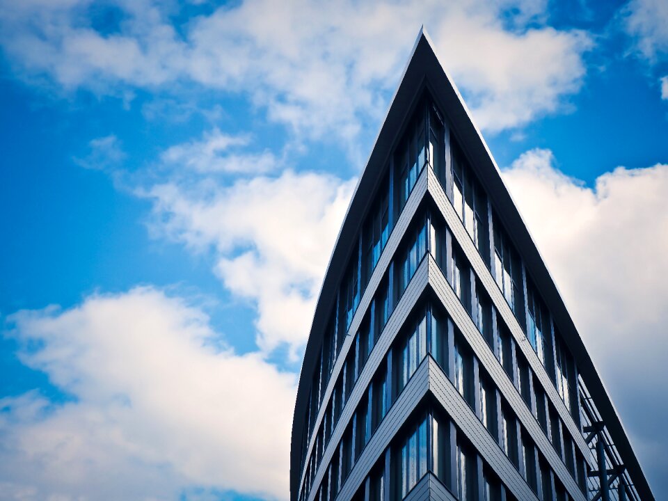 Skyscraper facade düsseldorf