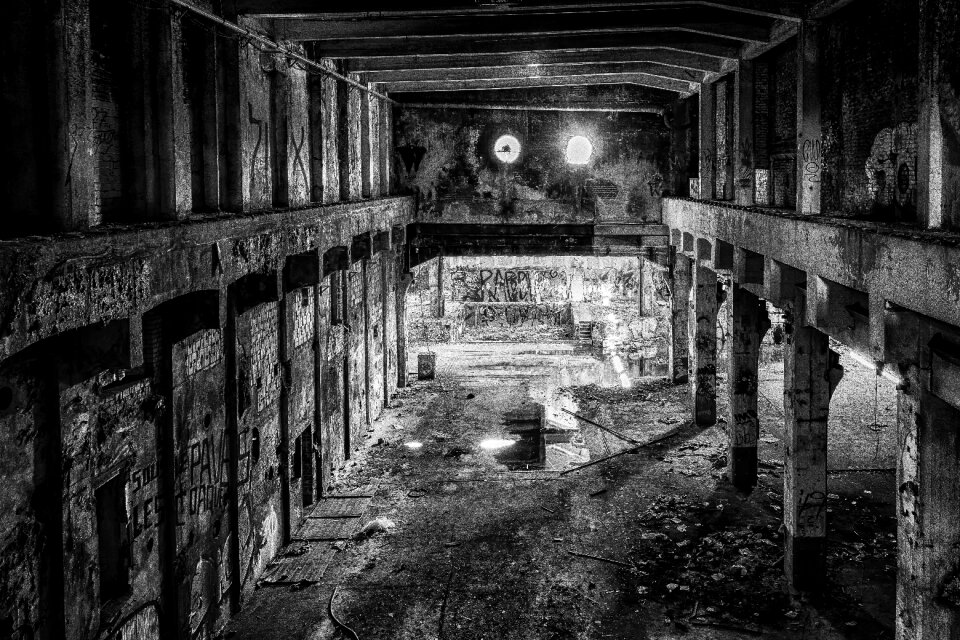 Factory ruin old factory