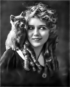 Portrait silent screen hollywood actress