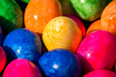Colorful color happy easter