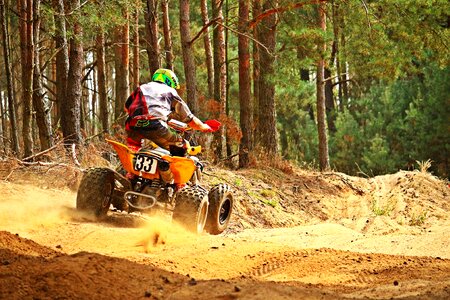 Cross motocross all-terrain vehicle photo