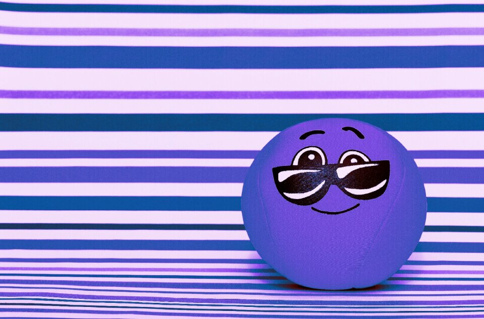 Purple glasses sweet