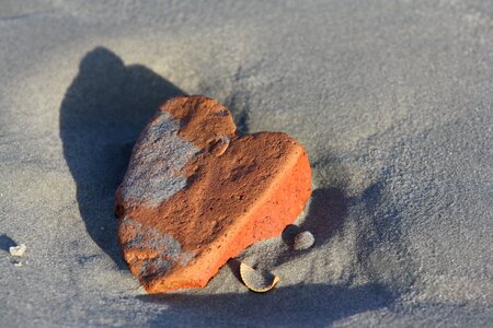 Sand beach love photo