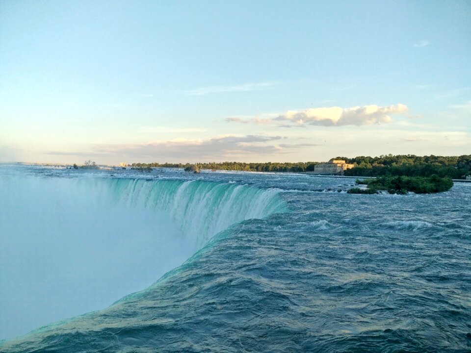 Usa waterfall sunset