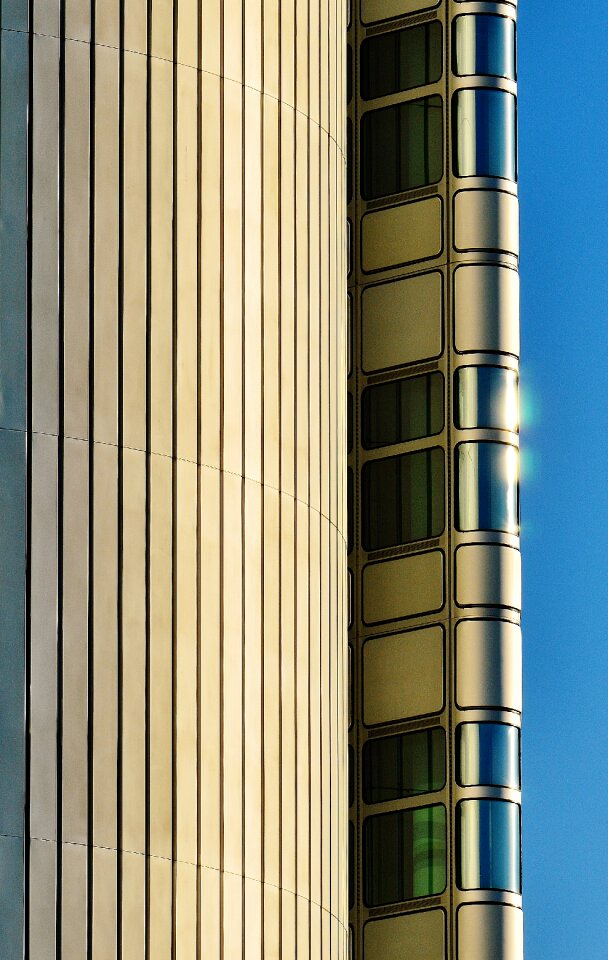 Architecture city facade