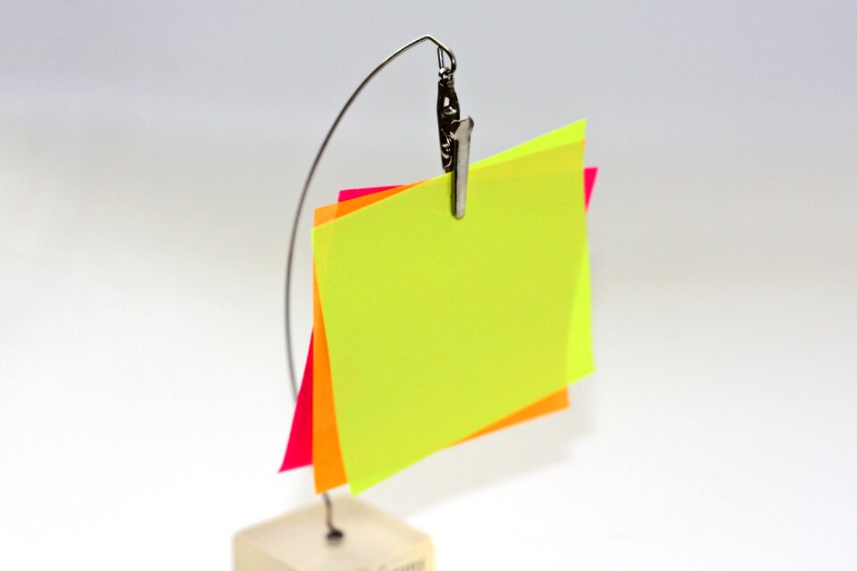 Reminder sticker post it note