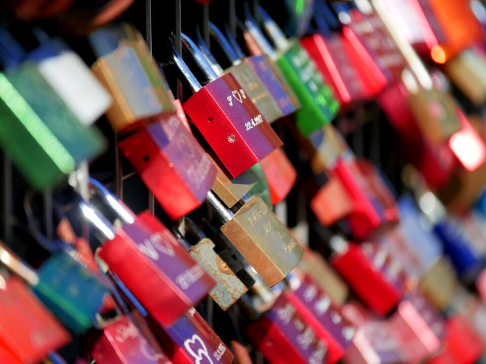 Promise love locks padlock
