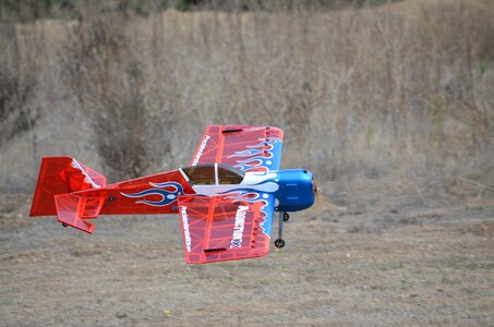 Little acrobatic airplane
