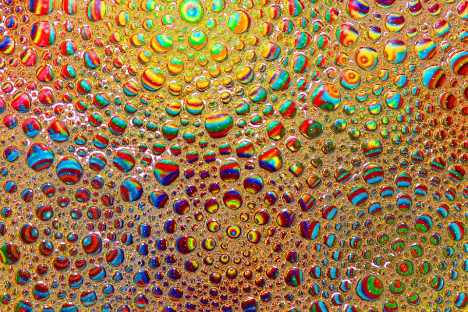 Reflection water macro