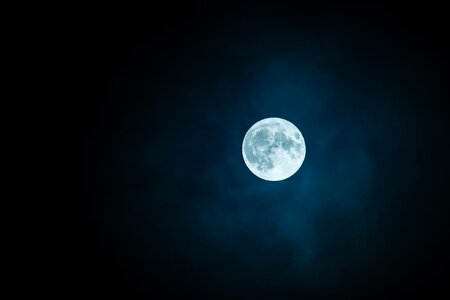 Nightsky lunar moonlight photo