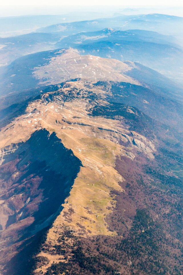 Swiss jura mountains landscape