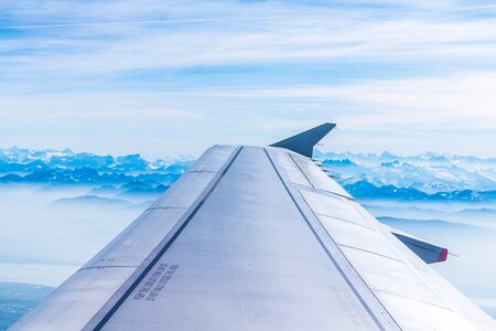 British airways alpine landscape