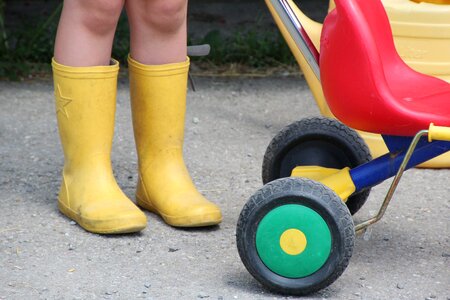 Yellow out boots