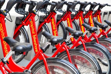 Urban washington dc biking