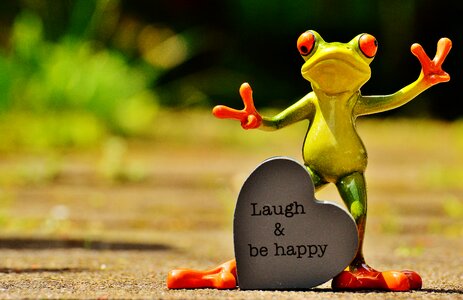 Cheerful happy positive