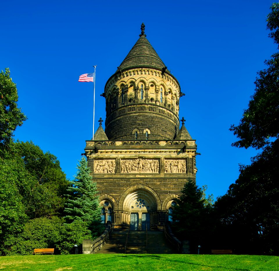 Landmark historic mausoleum