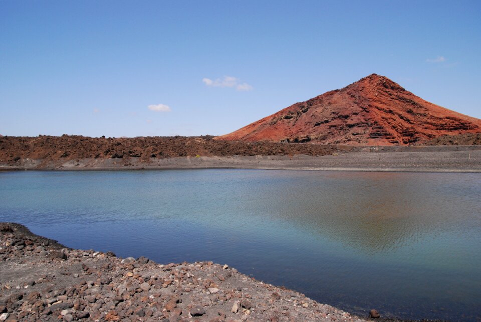 Lanzarote montana of the vieja volcano