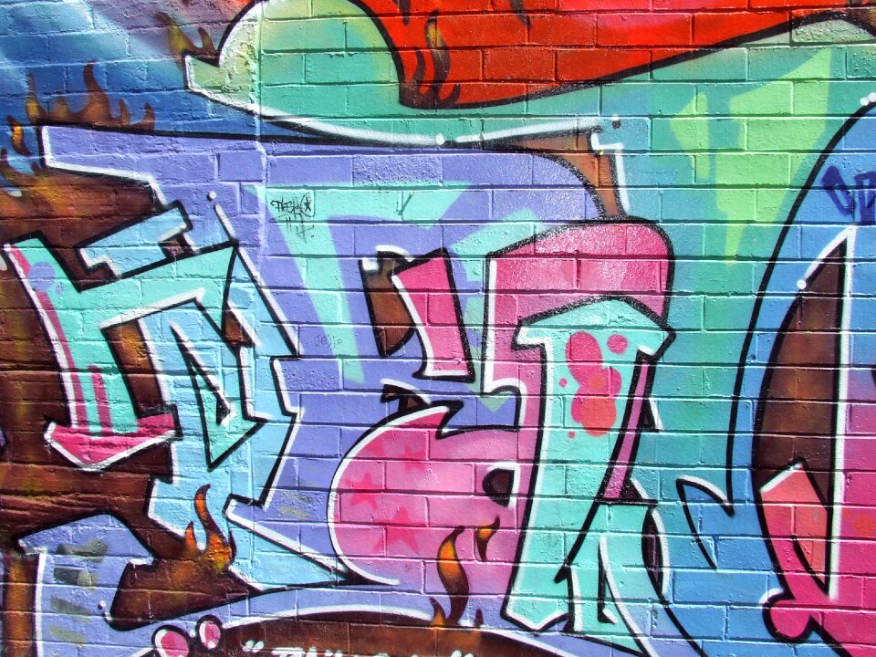 Paint wall colorful